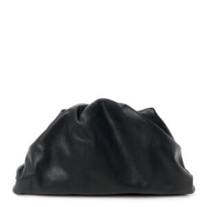 Bottega Veneta  Smooth Butter Calf Teen Pouch Black