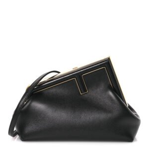 Fendi  Shiny Nappa Small Fendi First Black