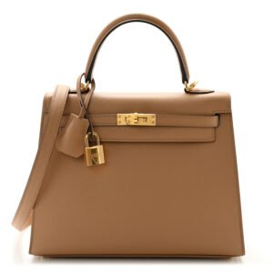 Hermes  Epsom Kelly Sellier 25 Chai