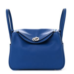 Hermes  Swift Verso Lindy 26 Bleu France Bleu Saphir