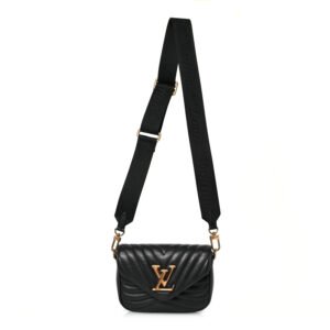 Louis Vuitton  Calfskin New Wave Multi Pochette Black